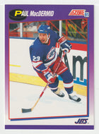 Paul MacDermid - Winnipeg Jets (NHL Hockey Card) 1991-92 Score American # 219 Mint