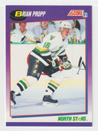 Brian Propp - Minnesota North Stars (NHL Hockey Card) 1991-92 Score American # 223 Mint