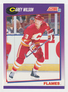 Carey Wilson - Calgary Flames (NHL Hockey Card) 1991-92 Score American # 227 Mint