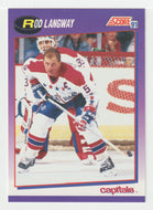 Rod Langway - Washington Capitals (NHL Hockey Card) 1991-92 Score American # 228 Mint