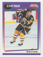 Dave Poulin - Boston Bruins (NHL Hockey Card) 1991-92 Score American # 232 Mint