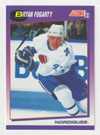 Bryan Fogarty - Quebec Nordiques (NHL Hockey Card) 1991-92 Score American # 237 Mint