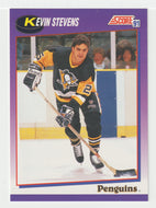 Kevin Stevens - Pittsburgh Penguins (NHL Hockey Card) 1991-92 Score American # 248 Mint