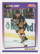 Craig Janney - Boston Bruins (NHL Hockey Card) 1991-92 Score American # 253 Mint