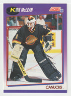 Kirk McLean - Vancouver Canucks (NHL Hockey Card) 1991-92 Score American # 261 Mint