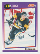 Ron Francis - Pittsburgh Penguins (NHL Hockey Card) 1991-92 Score American # 267 Mint