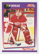 Tim Cheveldae - Detroit Red Wings (NHL Hockey Card) 1991-92 Score American # 272 Mint