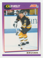 Glen Wesley - Boston Bruins (NHL Hockey Card) 1991-92 Score American # 273 Mint