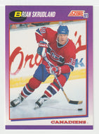 Brian Skrudland - Montreal Canadiens (NHL Hockey Card) 1991-92 Score American # 294 Mint