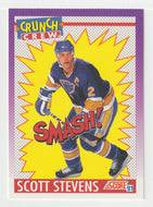 Scott Stevens - St. Louis Blues - Crunch Crew (NHL Hockey Card) 1991-92 Score American # 303 Mint