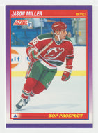Jason Miller - New Jersey Devils - Top Prospects (NHL Hockey Card) 1991-92 Score American # 312 Mint