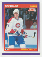 John LeClair RC - Montreal Canadiens - Top Prospects (NHL Hockey Card) 1991-92 Score American # 313 Mint