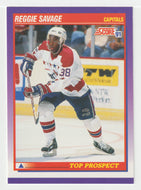 Reggie Savage RC - Washington Capitals - Top Prospects (NHL Hockey Card) 1991-92 Score American # 320 Mint