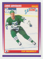 Chris Govedaris - Hartford Whalers - Top Prospects (NHL Hockey Card) 1991-92 Score American # 325 Mint
