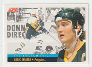 Mario Lemieux - Pittsburgh Penguins - The Franchise (NHL Hockey Card) 1991-92 Score American # 335 Mint