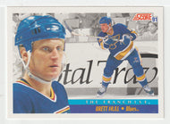 Brett Hull - St. Louis Blues - The Franchise (NHL Hockey Card) 1991-92 Score American # 337 Mint
