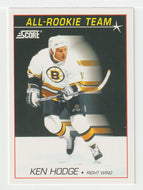 Ken Hodge Jr. - Boston Bruins - All-Rookie All-Star Team (NHL Hockey Card) 1991-92 Score American # 353 Mint