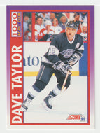 Dave Taylor - 1,000 Point Club (NHL Hockey Card) 1991-92 Score American # 374 Mint