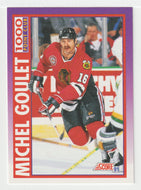 Michel Goulet - 1,000 Point Club (NHL Hockey Card) 1991-92 Score American # 375 Mint