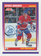 Patrice Brisebois - Montreal Canadiens - Top Prospects (NHL Hockey Card) 1991-92 Score American # 382 Mint