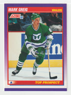Mark Greig - Hartford Whalers - Top Prospects (NHL Hockey Card) 1991-92 Score American # 383 Mint