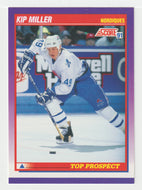 Kip Miller - Quebec Nordiques - Top Prospects (NHL Hockey Card) 1991-92 Score American # 384 Mint