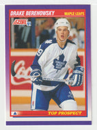 Drake Berehowsky - Toronto Maple Leafs - Top Prospects (NHL Hockey Card) 1991-92 Score American # 385 Mint