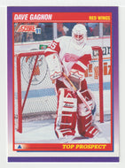 Dave Gagnon - Detroit Red Wings - Top Prospects (NHL Hockey Card) 1991-92 Score American # 387 Mint