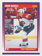 Kimbi Daniels - Philadelphia Flyers - Top Prospects (NHL Hockey Card) 1991-92 Score American # 399 Mint