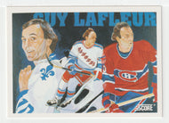 Guy Lafleur - A Hall of Famer (NHL Hockey Card) 1991-92 Score American # 403 Mint
