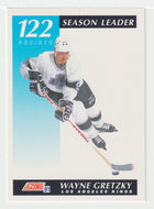 Wayne Gretzky - Los Angeles Kings - Season Leader - Assists (NHL Hockey Card) 1991-92 Score American # 405 Mint