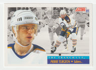 Pierre Turgeon - Buffalo Sabres - The Franchise (NHL Hockey Card) 1991-92 Score American # 416 Mint