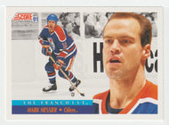 Mark Messier - Edmonton Oilers - The Franchise (NHL Hockey Card) 1991-92 Score American # 420 Mint