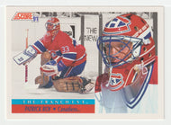 Patrick Roy - Montreal Canadiens - The Franchise (NHL Hockey Card) 1991-92 Score American # 424 Mint