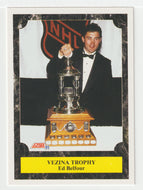 Ed Belfour - Chicago Blackhawks - Vezina Trophy (NHL Hockey Card) 1991-92 Score American # 431 Mint