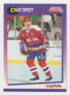 Dave Tippett - Washington Capitals (NHL Hockey Card) 1991-92 Score American # 437 Mint