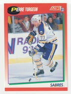 Pierre Turgeon - Buffalo Sabres (NHL Hockey Card) 1991-92 Score Canadian # 4 Mint