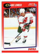 Claude Lemieux - New Jersey Devils (NHL Hockey Card) 1991-92 Score Canadian # 22 Mint