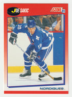Joe Sakic - Quebec Nordiques (NHL Hockey Card) 1991-92 Score Canadian # 25 Mint