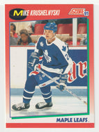 Mike Krushelnyski - Toronto Maple Leafs (NHL Hockey Card) 1991-92 Score Canadian # 33 Mint