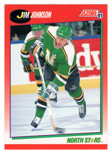 Jim Johnson - Minnesota North Stars (NHL Hockey Card) 1991-92 Score Canadian # 52 Mint