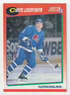 Curtis Leschyshyn - Quebec Nordiques (NHL Hockey Card) 1991-92 Score Canadian # 58 Mint