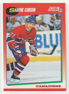 Shayne Corson - Montreal Canadiens (NHL Hockey Card) 1991-92 Score Canadian # 65 Mint