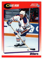 Craig Muni - Edmonton Oilers (NHL Hockey Card) 1991-92 Score Canadian # 67 Mint