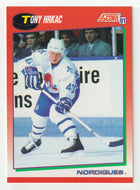 Tony Hrkac - Quebec Nordiques (NHL Hockey Card) 1991-92 Score Canadian # 122 Mint