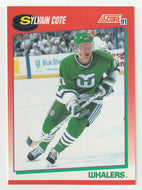 Sylvain Cote - Hartford Whalers (NHL Hockey Card) 1991-92 Score Canadian # 129 Mint