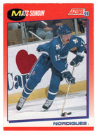 Mats Sundin - Quebec Nordiques (NHL Hockey Card) 1991-92 Score Canadian # 130 Mint