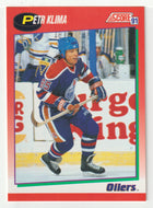 Petr Klima - Edmonton Oilers (NHL Hockey Card) 1991-92 Score Canadian # 136 Mint