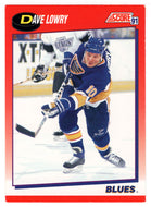 Dave Lowry - St. Louis Blues (NHL Hockey Card) 1991-92 Score Canadian # 149 Mint