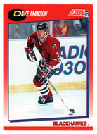 Dave Manson - Chicago Blackhawks (NHL Hockey Card) 1991-92 Score Canadian # 152 Mint